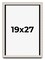 Minimalist Shadow Box Silver Picture Frame - UV Acrylic, Backing, Hanging Hardware